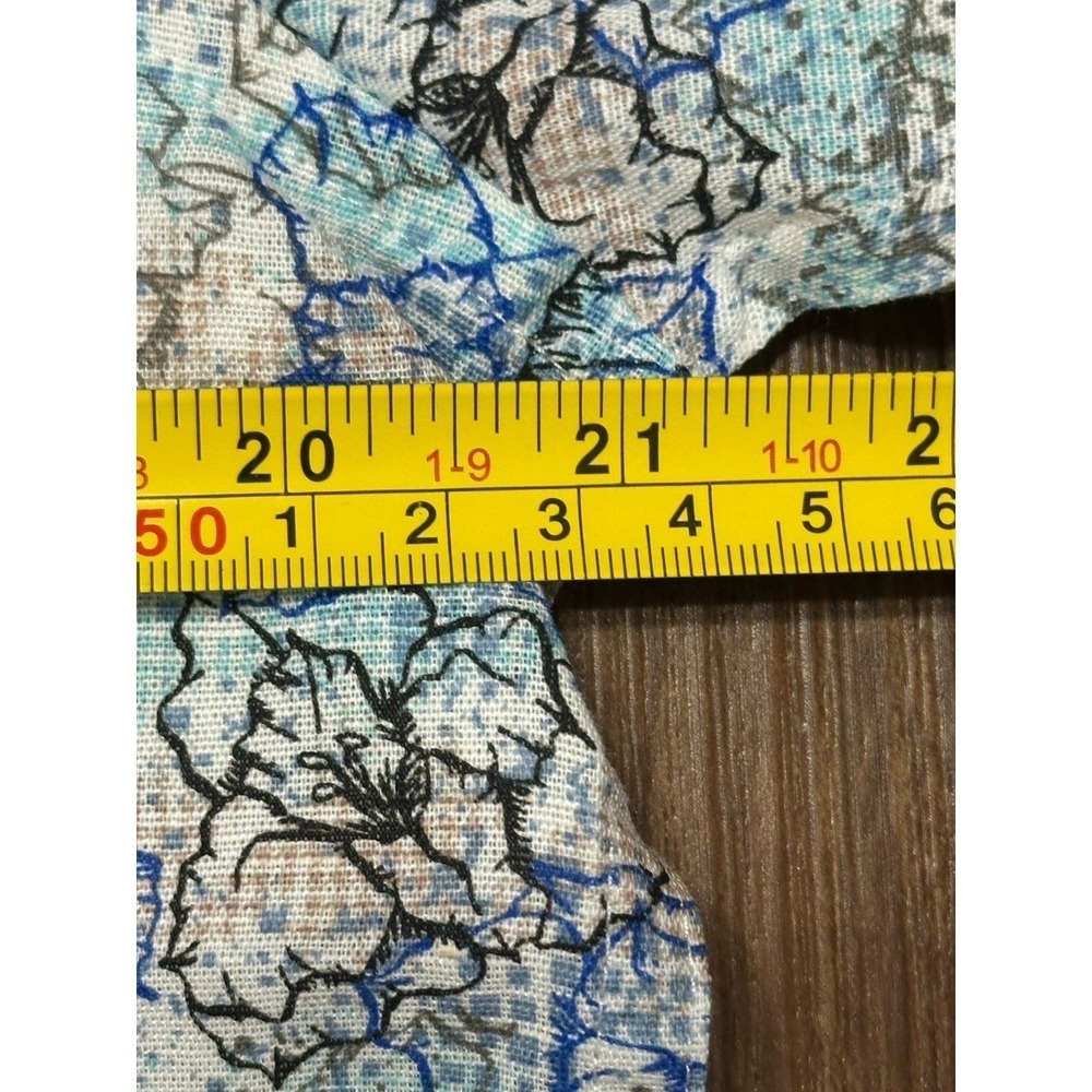 Robert Graham Radnor Floral Linen Blend Button Up Short Sleeve Shirt Men's Sz S - Picture 8 of 11